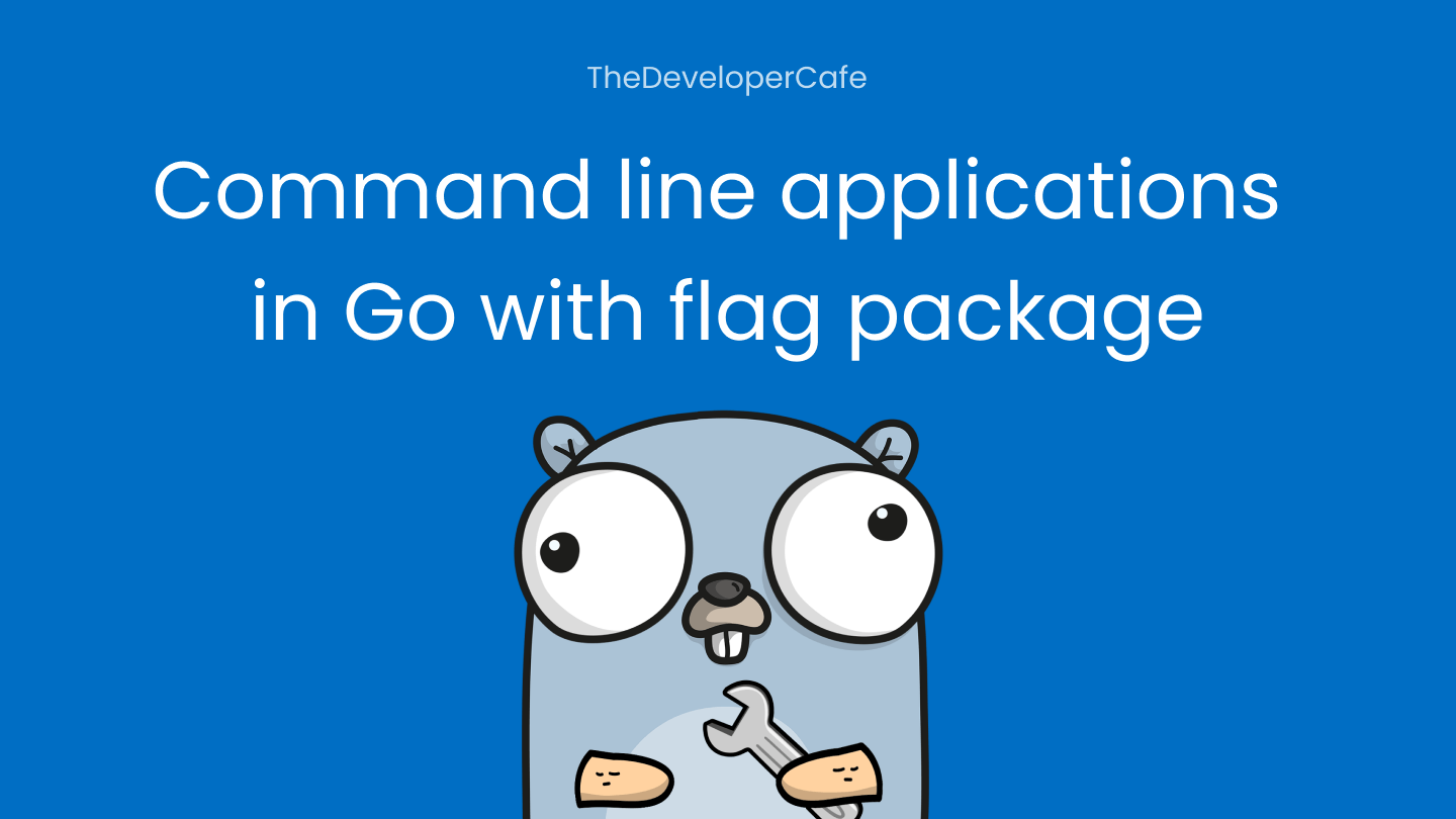 Develop command line applications in Go with flag package